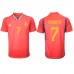 Günstige Spanien Alvaro Morata #7 Heim Fussballtrikot WM 2022 Kurzarm